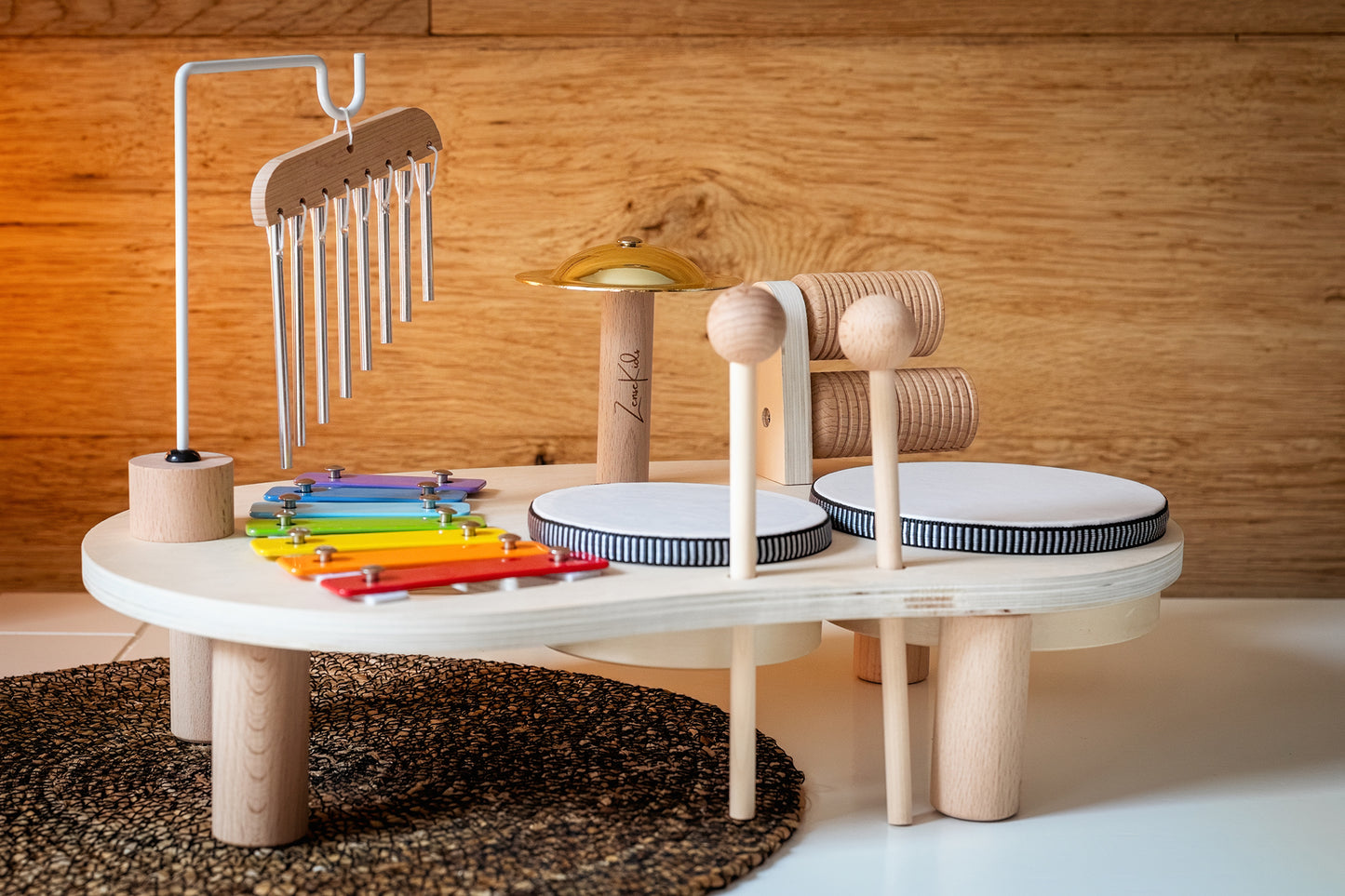 Montessori Muziektafel - Houten Muziekinstrumenten Set voor Kinderen