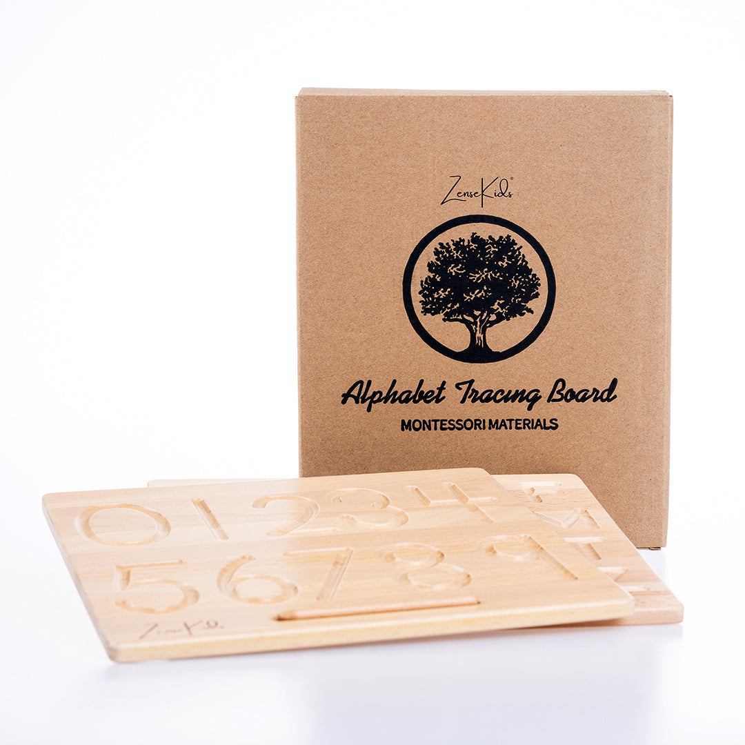 Montessori Schrijfbord - Dubbelzijdig Houten Schoolbord